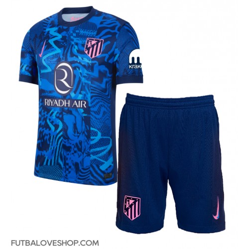 Dres Atletico Madrid Tretina pre deti 2024-25 Krátky Rukáv (+ trenírky)